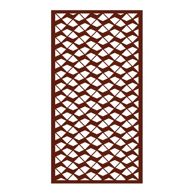 Waterproof wpc portable garden screens room dividers Modern Design CNC Interior Living Room Divider wpc screen
