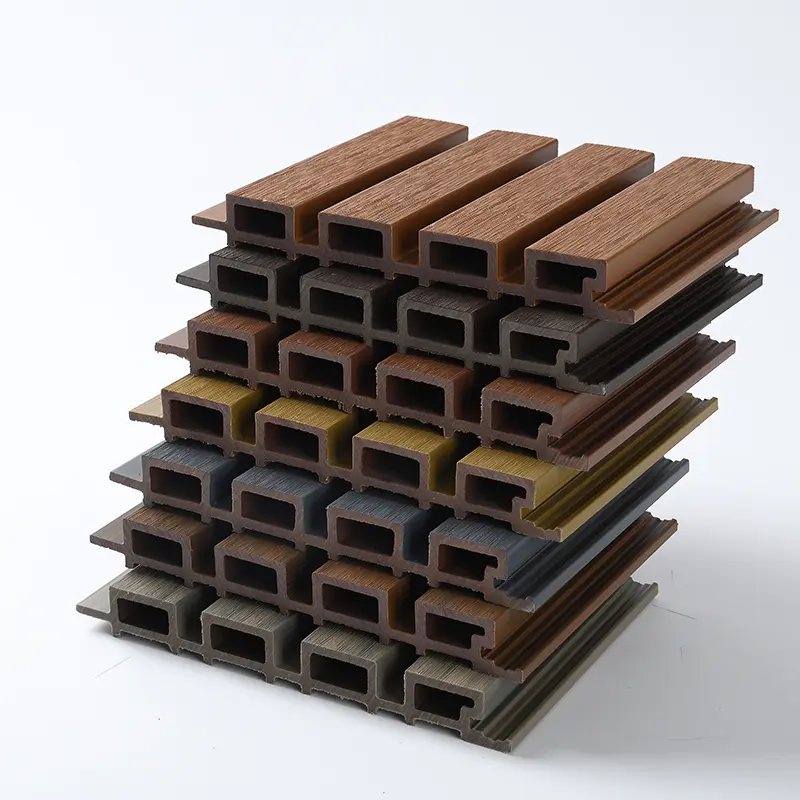 Co-extrusion Waterproof WPC Exterior Wall Cladding WPC Panels Decorative Wood Plastic Composite Wall Board