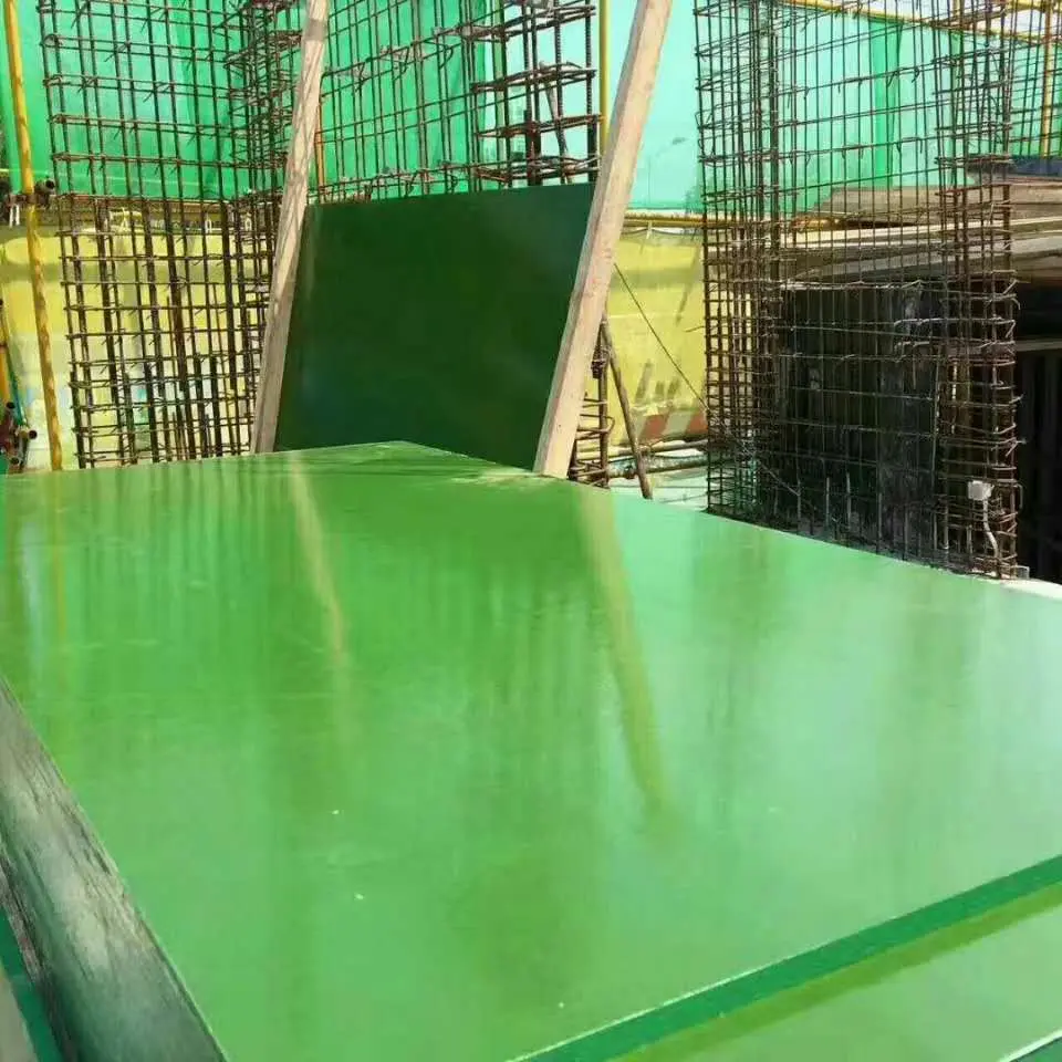 4*8 18mm Green PP Plastic marine plywood sheet Film Faced Plywood for Construction