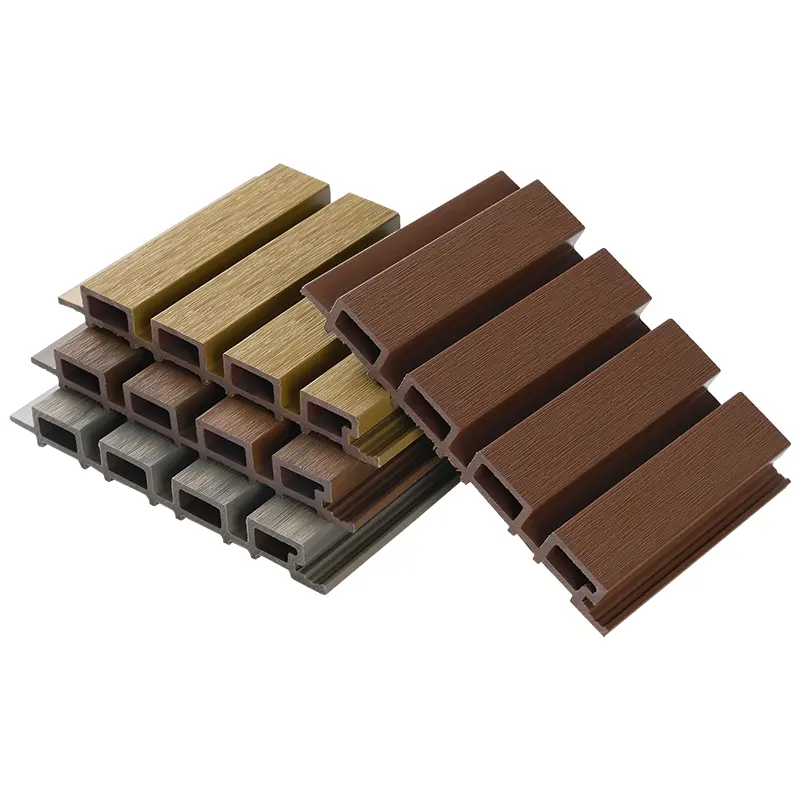 Co-extrusion Waterproof WPC Exterior Wall Cladding WPC Panels Decorative Wood Plastic Composite Wall Board