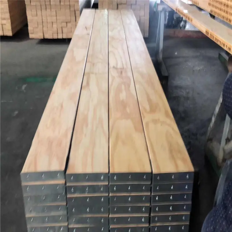 Scaffolding LVL planks for construction