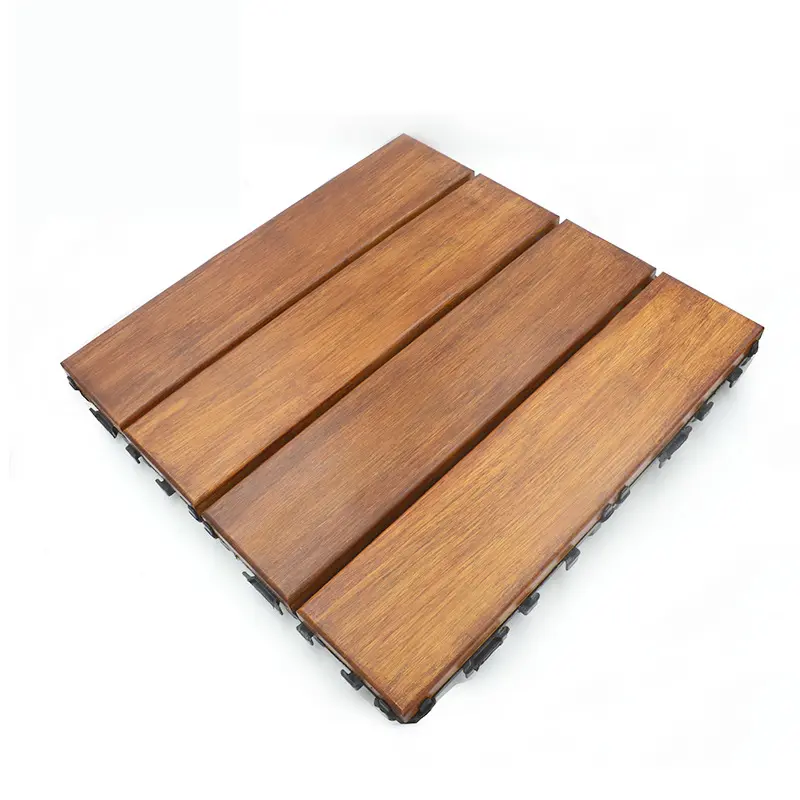 Outdoor Waterproof Carbonized Garden and Balcony Bamboo Boards Tiles