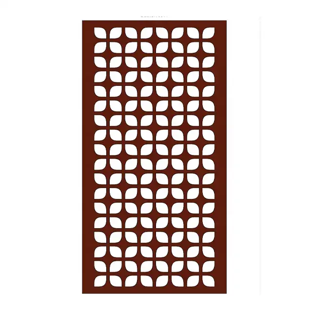 Waterproof wpc portable garden screens room dividers Modern Design CNC Interior Living Room Divider wpc screen