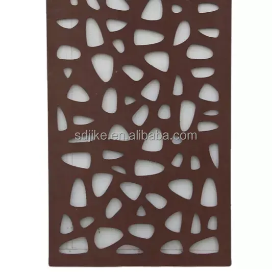 Waterproof wpc portable garden screens room dividers Modern Design CNC Interior Living Room Divider wpc screen