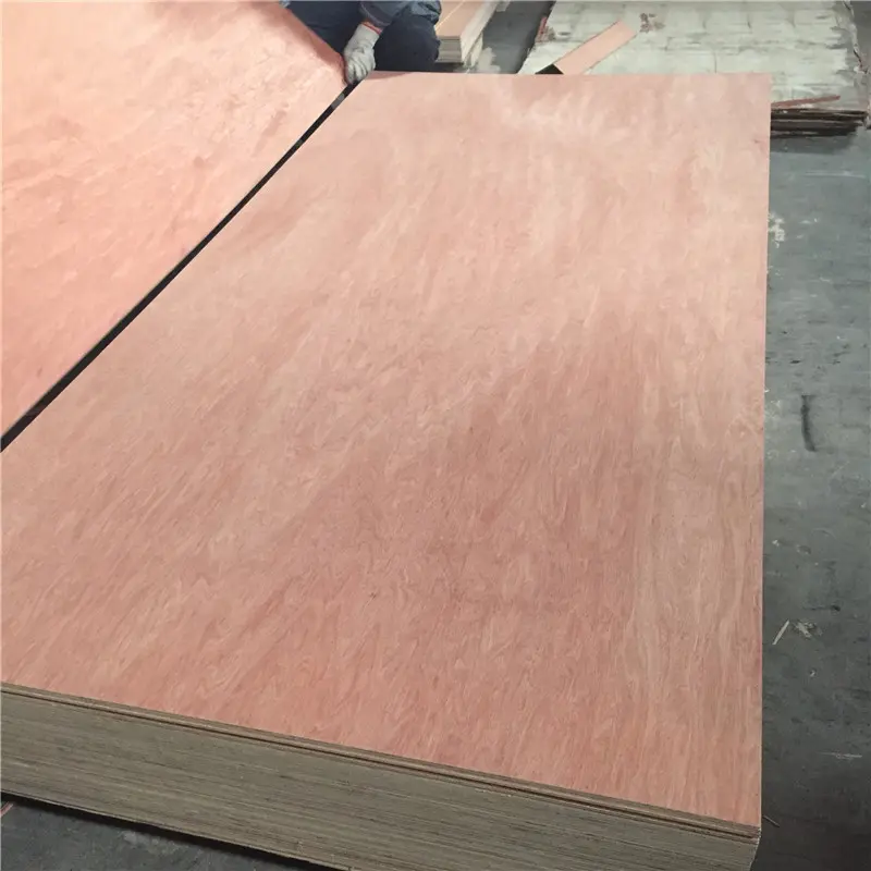 BB/CC grade Red bintangor plywood for furniture packing