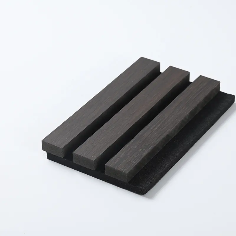 Wooden slotted Akupanel decoration acoustic wall panel