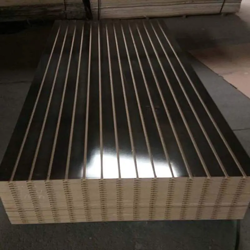 Slat wall Panel Melamine MDF For Supermarket Display
