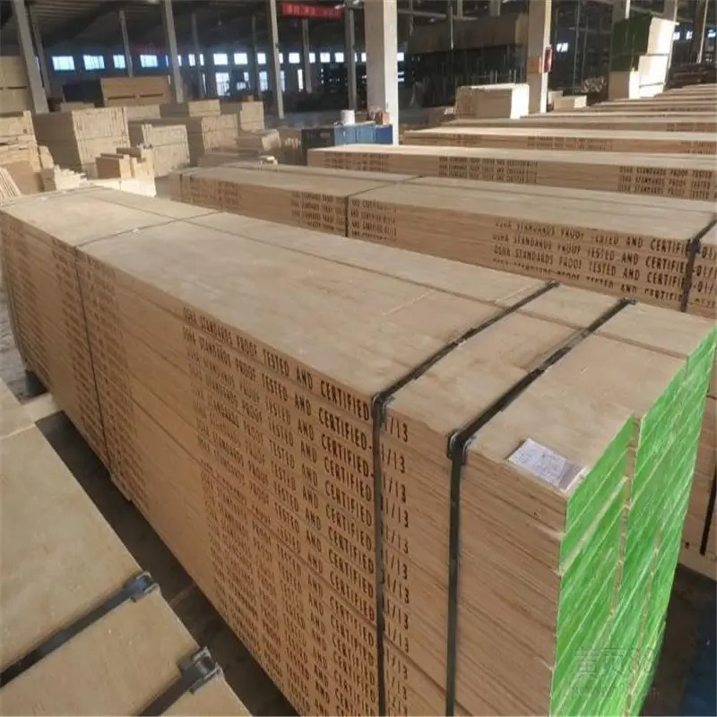 Scaffolding LVL planks for construction