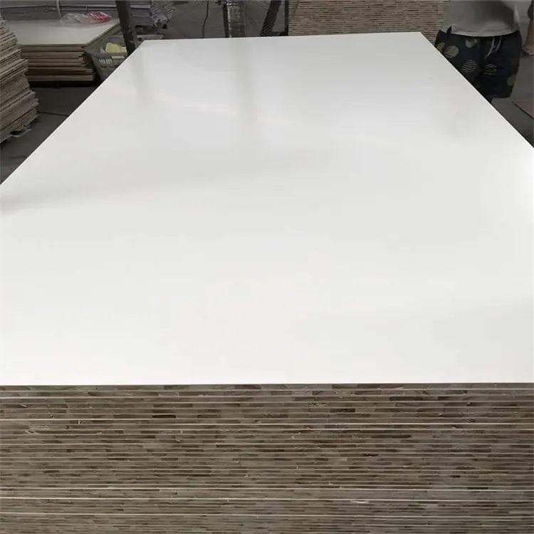 Block Board 17mm,18mm,19mm,Malacca/Paulownia/Pine/Poplar/Hardwood Core Melamine Faced Good Quality For Sales