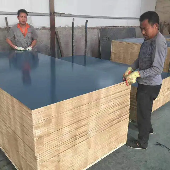 4*8 18mm Green PP Plastic marine plywood sheet Film Faced Plywood for Construction