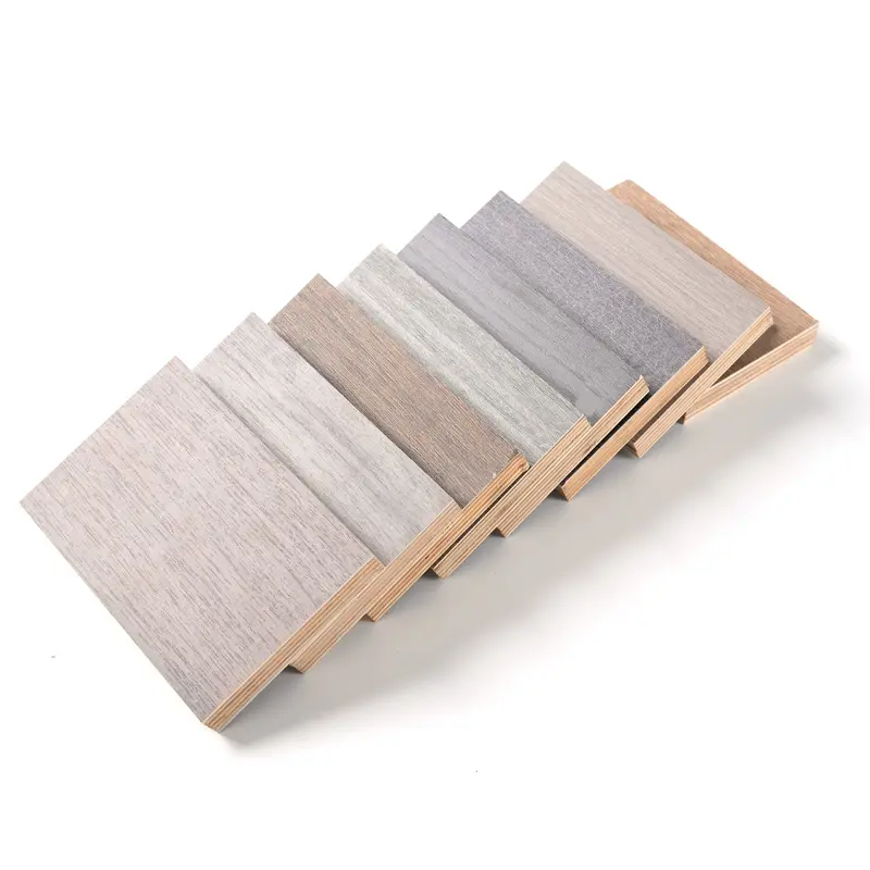 Furniture Plywood Melamine Faced Board Plywood 9mm 12mm 16mm 18mm Kitchen Cabinet Plywood