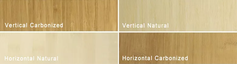 Natural and Carbonized Vertical Unfinished Bamboo Plywood