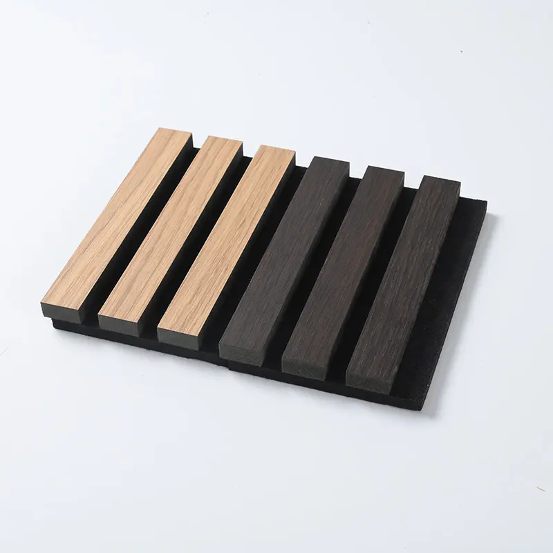 Wooden slotted Akupanel decoration acoustic wall panel