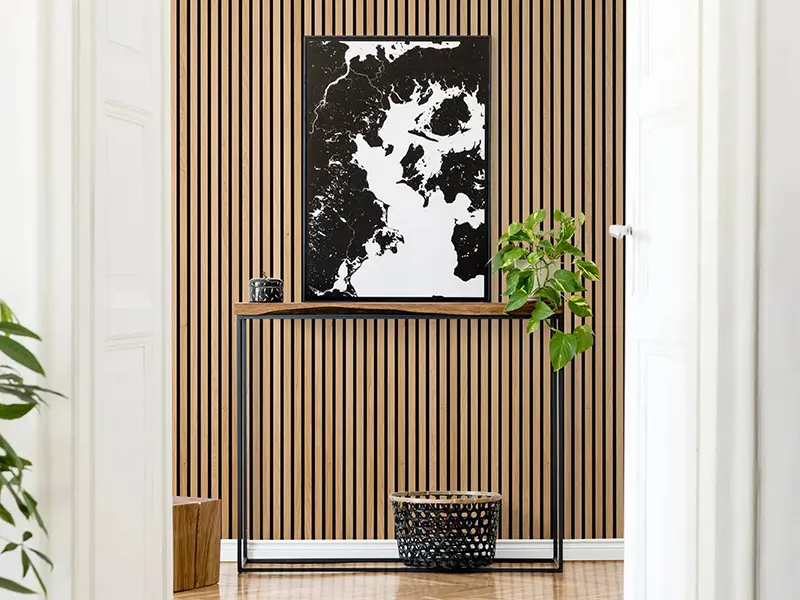 Wooden slotted Akupanel decoration acoustic wall panel (23)76q