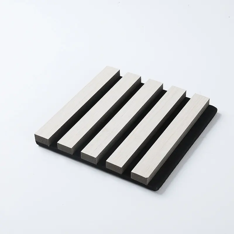 Wooden slotted Akupanel decoration acoustic wall panel