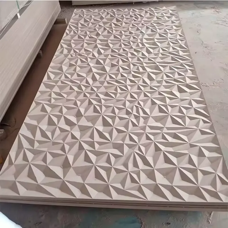 9mm Flexible MDF wall cladding solid oak/pine/elm bending wall board