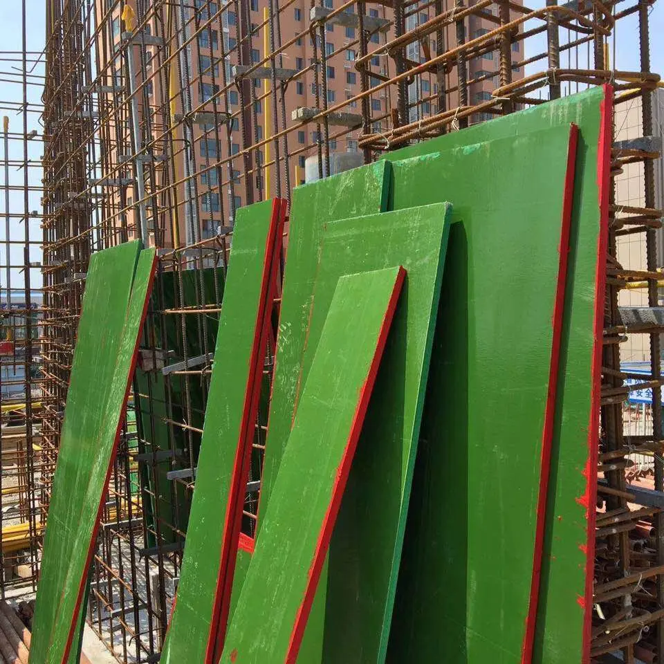 4*8 18mm Green PP Plastic marine plywood sheet Film Faced Plywood for Construction