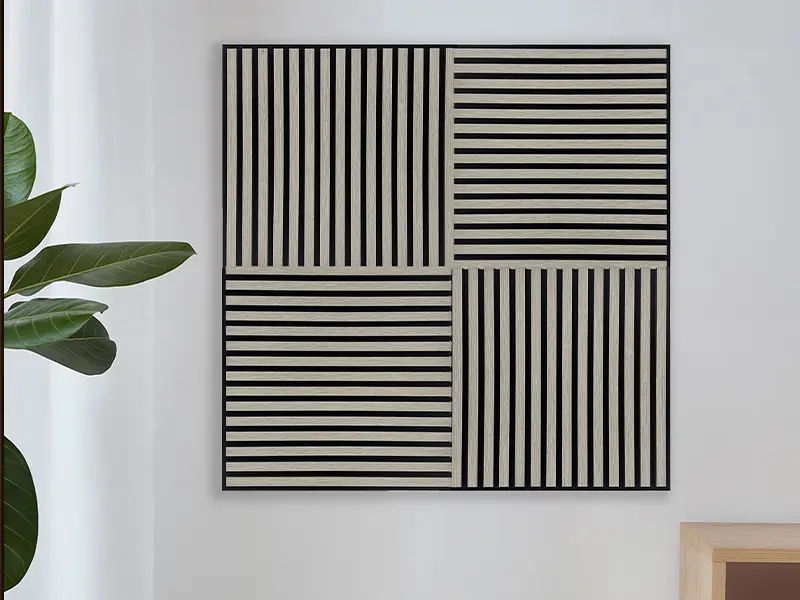 Wooden slotted Akupanel decoration acoustic wall panel (27)nuf