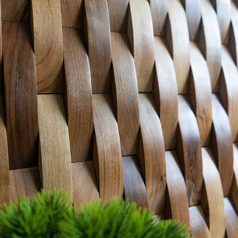Solid Wood Mosaic Wall Panel: A Fusion of Natural Beauty and Timeless Elegance