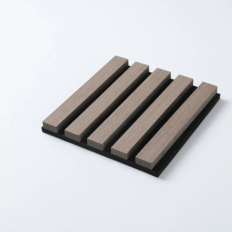 Wooden slotted Akupanel decoration acoustic wall panel