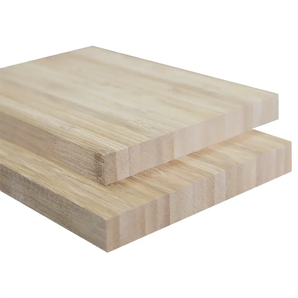 Natural and Carbonized Vertical Unfinished Bamboo Plywood