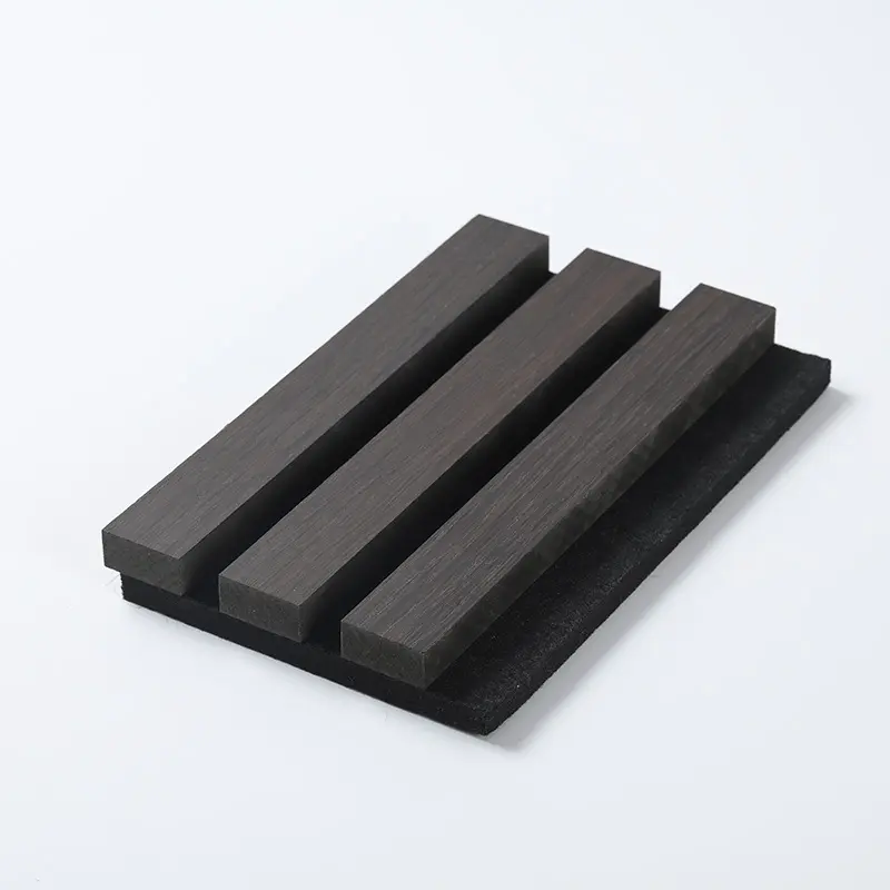 Wooden slotted Akupanel decoration acoustic wall panel